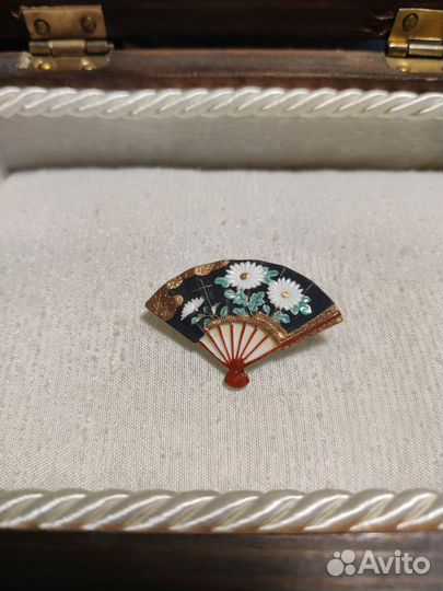 Брошь, Тошиканэ,Цветы,1950 г