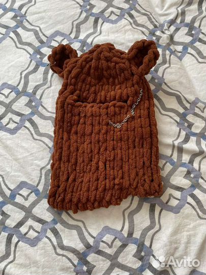 Балаклава вязаная детская