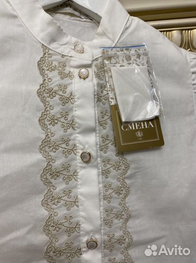 Новая красивая рубашка 152 (маломерит)