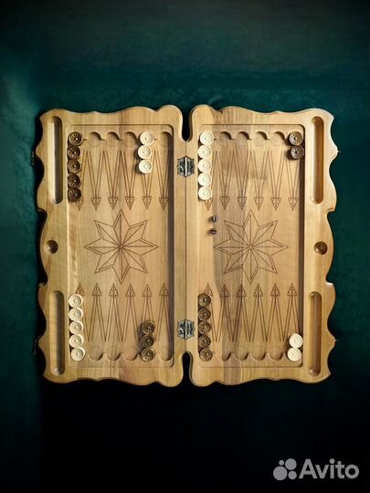 Нарды из ореха ручной работы