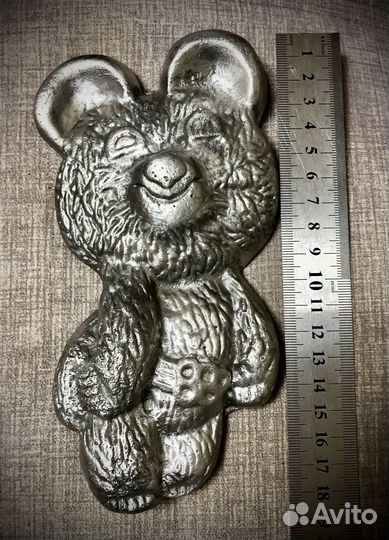 Олимпийский мишка 1980 настенный Редкий