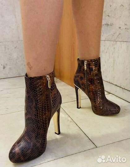 Ботильоны женские натуральная кожа 39