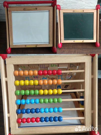 Деревянный развивающий центр 7 в 1 Imtoy