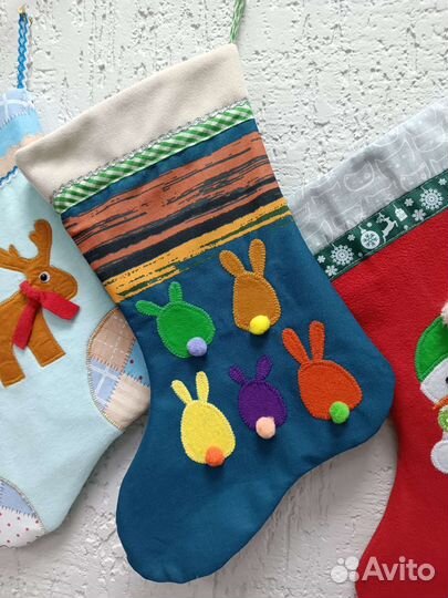 Носки новогодние. Упаковка для подарка