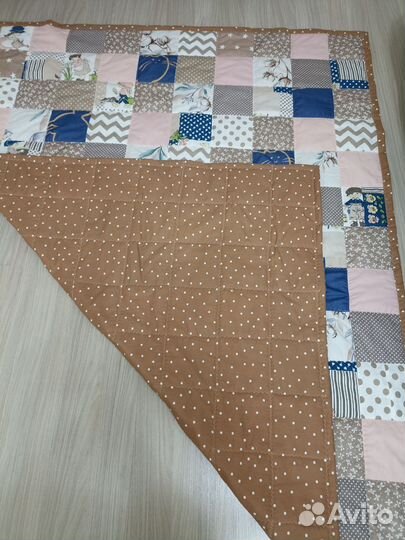 Детское лоскутное одеяло, ручной работы