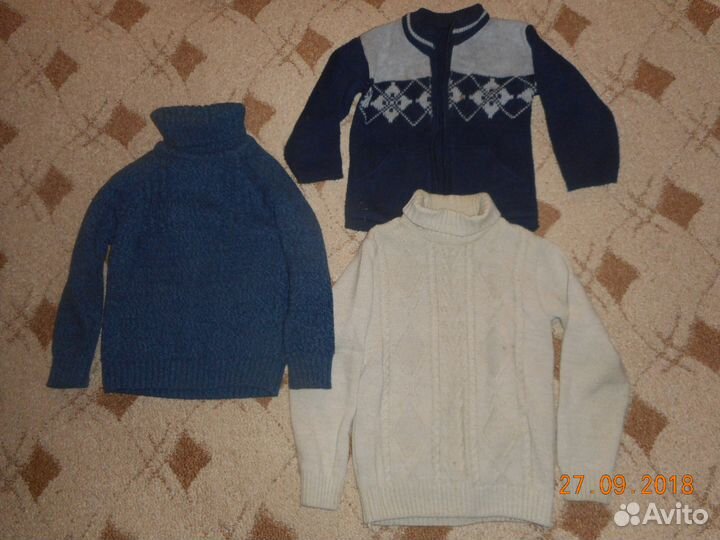 Свитера 6-8лет