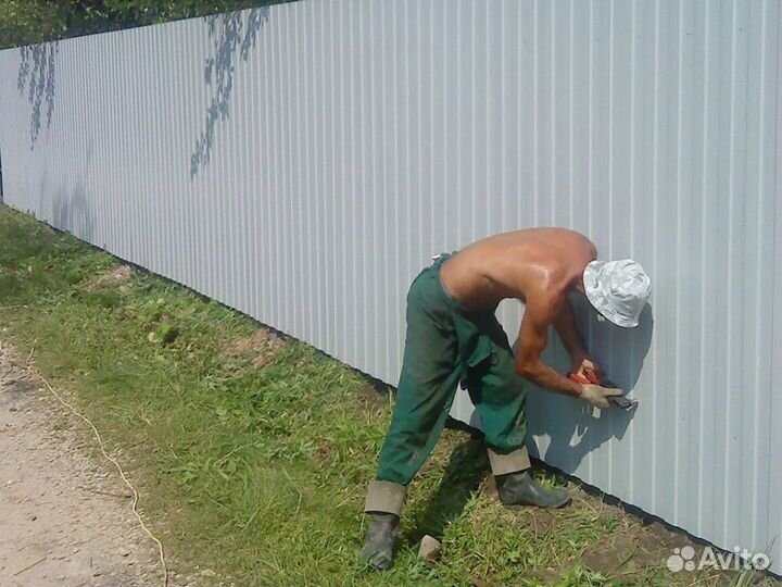 Заборы из профлиста