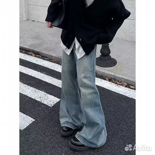 Клеш Джинсы Rick Owens type
