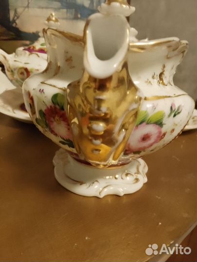 Старинный дореволюционный сервиз tet-a-tet