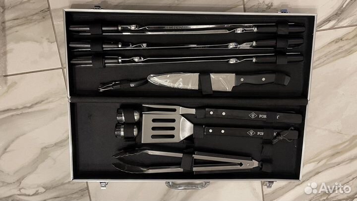 Набор для гриля барбекю forester 14 предметов