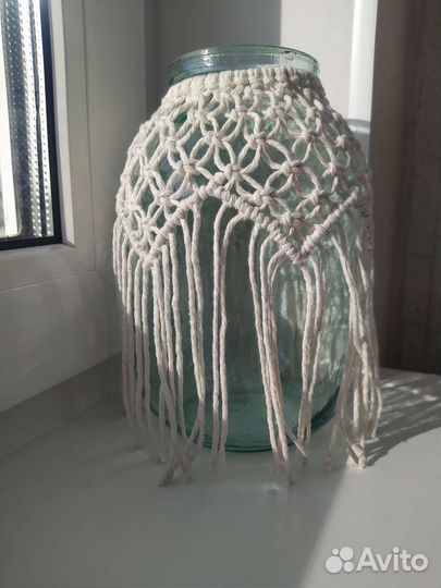 Ваза макраме