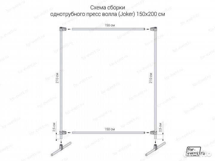 Пресс волл 150*200см