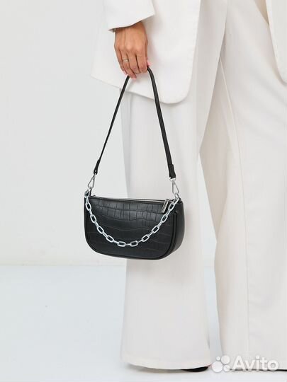 Черный клатч