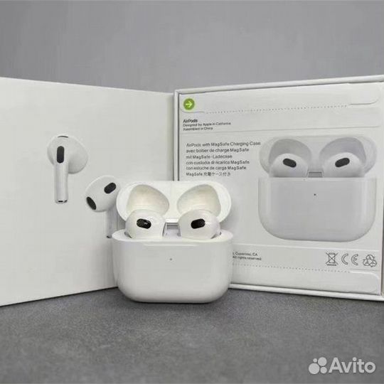Air pods 3 наушники + чехол оригинал гарантия