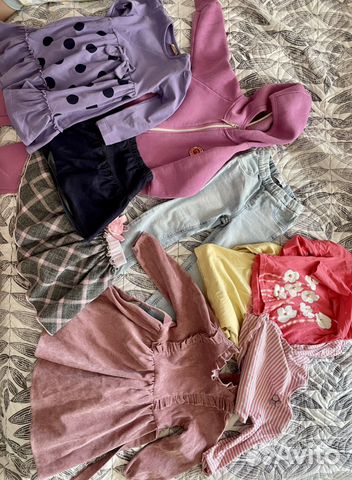 Вещи пакетом на девочку размер 98-104-110