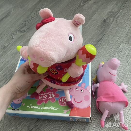 Игрушка Свинка пеппа, пазлы, книга