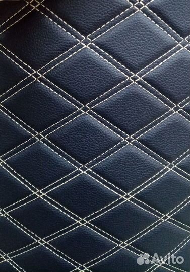 Экокожа стеганая для салона авто
