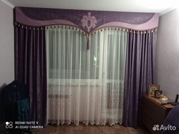 Пошив штор, ламбрекенов, покрывал