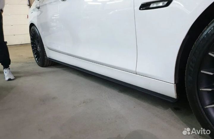 Сплиттера под пороги bmw 5 f10 m стиль