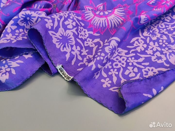 Платок шёлковый ручная роспись Индия