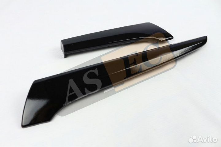 Калина 2/ Гранта фл Молдинг панели Чёрный глянец