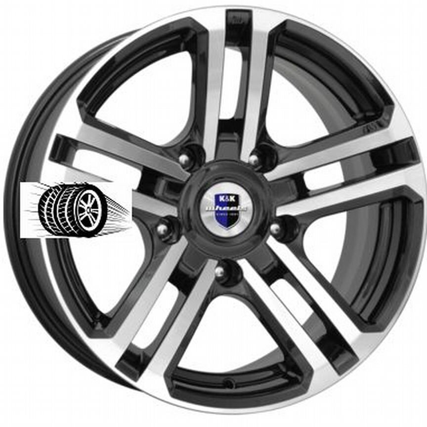 Литые диски K&K 7×R16 5×139.7