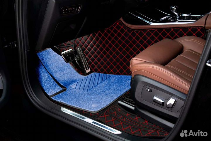 3D Коврики Range Rover Салон Багажник из Экокожи