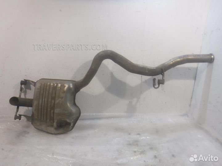 Задняя банка глушителя