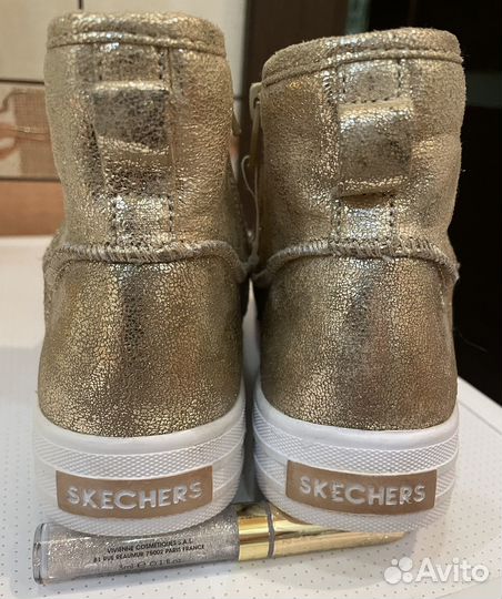 Угги полусапожки ботинки skechers 34