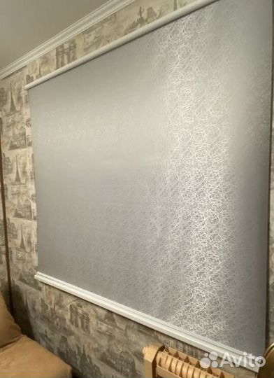 Рулонные шторы мини блэкаут X7497