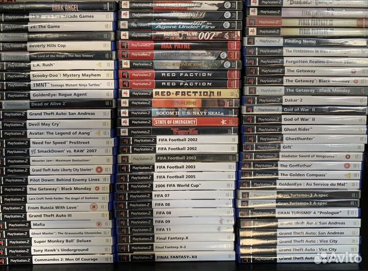 Игры для Sony PlayStation 2 в ассортименте