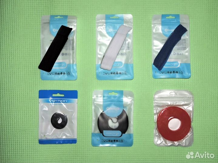 Кабельные стяжки на липучке