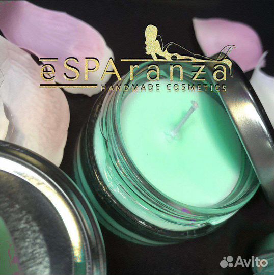 Кремовая свеча