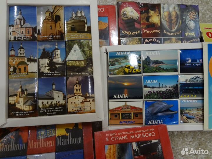 Сувенирные наборы спичек РФ