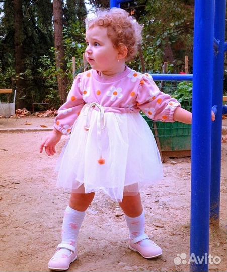 Платье для девочки 86 бу