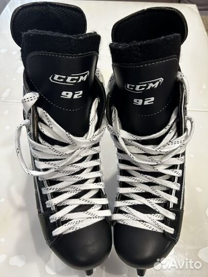 Коньки хоккейные 43 размер ссм