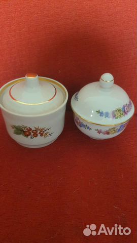 Две фарфоровые шкатулки. гдр