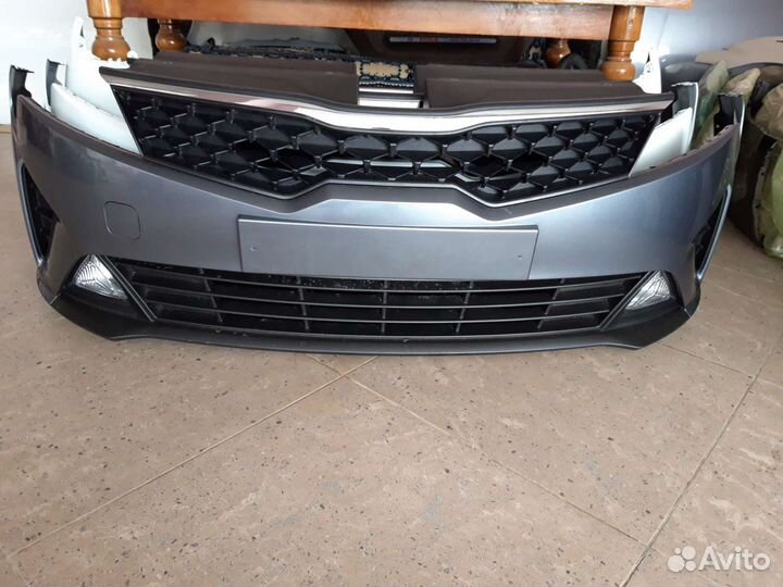 Бампер киа рио 4 рестайлинг 2020-2021 год оригинал