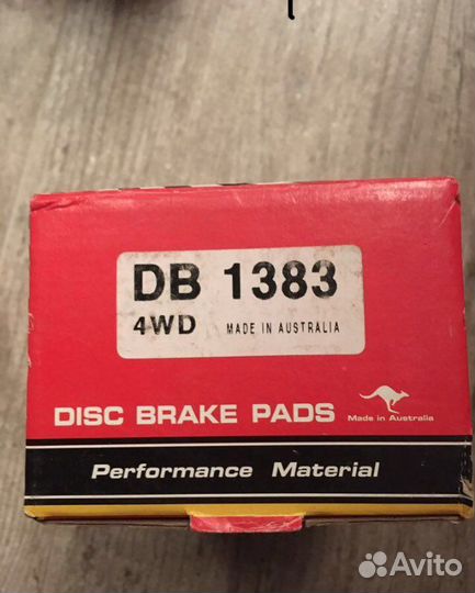 Тормозные колодки toyota land cruiser 100