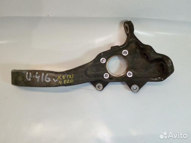 Кулак поворотный передний левый б/у для BMW X5 (31