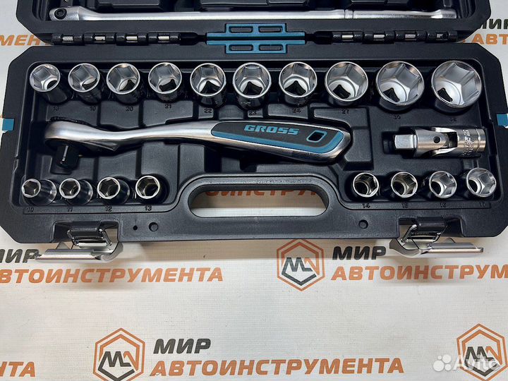 Набор инструментов 1/2, 120 зубьев, 24 пр