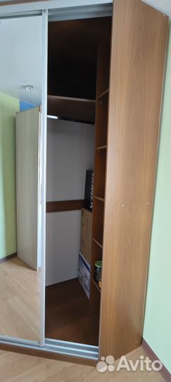 Шкаф купе угловой с зеркалом бу