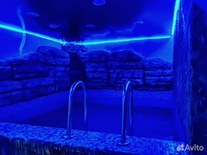 Баня сауна с бассейном круглосуточно