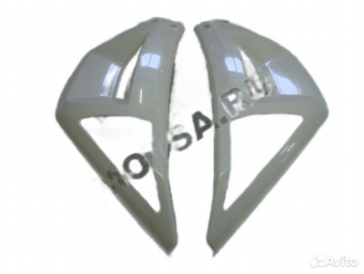 Облицовка передняя боковая (пара) (некрашеная) Fev