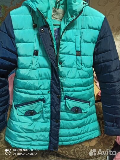 Куртка зимняя для девочки 152