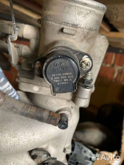 Датчик положения дроссельной заслонки киа, хендай+