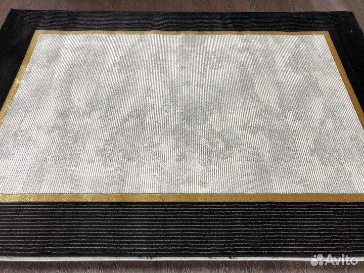 Ковер Omega 1.6х2.3 Черный, золотой