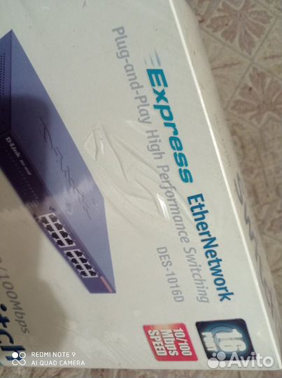 Коммутатор D-link DES-1016D