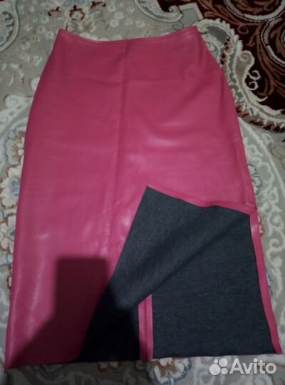 Кожаная юбка