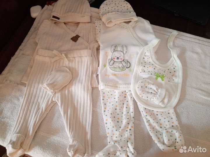 Детские вещи пакетом на девочку от 0 до 3х месяцев